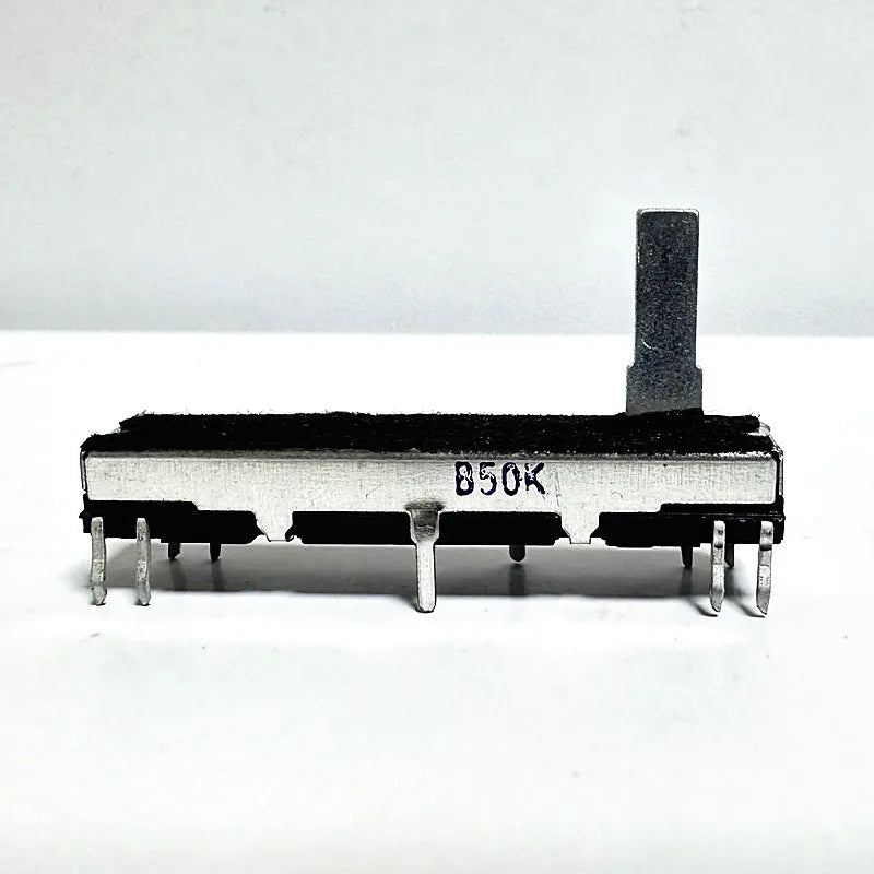 1pc 45mm Sliding Potentiometer 4.5cm Stereo Channel B10K Axis Length 15mm Sliding Stroke 30mm