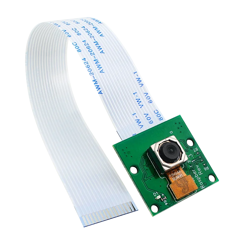 Raspberry Pi 5MP Camera OV5647 Webcam 65° 120°  Auto Fixed Focus Camera Module with 15cm FFC for Raspberry Pi 4B 3B+ 3B