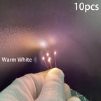 10pcs 0805 FLASHING LED SMD Lamp Wired Micro Litz Led Pre-soldered Chip Wired 30cm 3V Railway Model Toy Light DIY Leads Wires