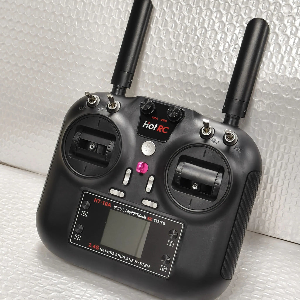 Hotrc  HT-10A/HT-8A HT10A 2.4Ghz 10CH/ 8CH  Remote Controller F-10A Receiver For RC Airaft Vehicle Boat Drone Accessories Parts