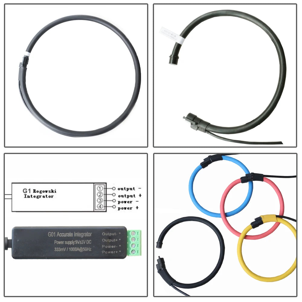 Big Coil FRC800-G1 Flexible Rogowski Coil input: 10KA output: 333mv 3v used for Energy Quality Monitoring and Analysis