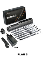 Miniware TS101 Soldering Iron Electric 65W Temperature Programmed LCD New Upgraded TS100 With Soldering Tip Set