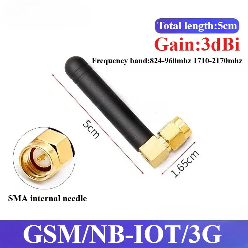 1Pcs 868MHz 915MHz Antenna 3dBi-10dBi SMA Male Head GSM/GPRS/2G/3G Antenna Waterproof Rubber Rod Antenna