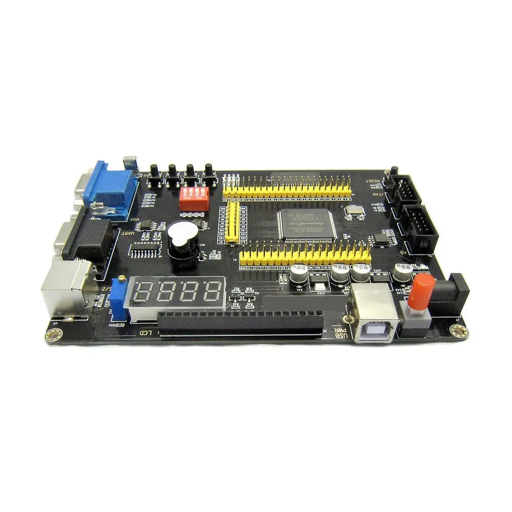 VoltSFPGA Development Board CycloneIV EP4CE6 with LCD VGA OV7670 Camera & Network Interface, JTAG AS Programmer for Electronics