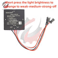 DC 5-12V Bathroom Mirror Switch Touch Switch Sensor Stepless LED Inductive Dimming Touch Dimmer Switch for Led Light Mirror