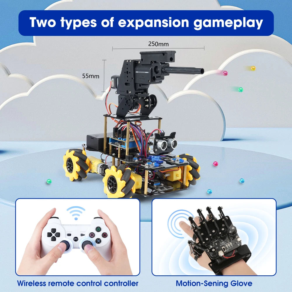 ACEBOTT ESP32 Programmable Robot Car Kit for Arduino Smart Robot Car Set for Learning Education Kits Stem Toys