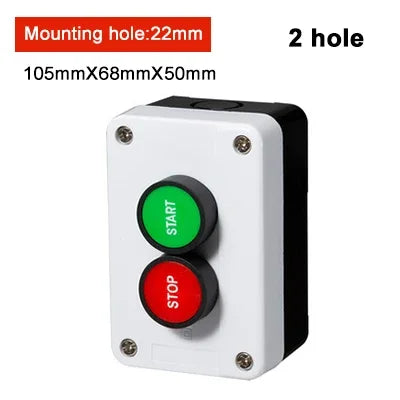 Arrow Symbol Indicating Start and Stop Self-Recovery Waterproof Button Switch Emergency Stop Industrial Hand-Held Control Box