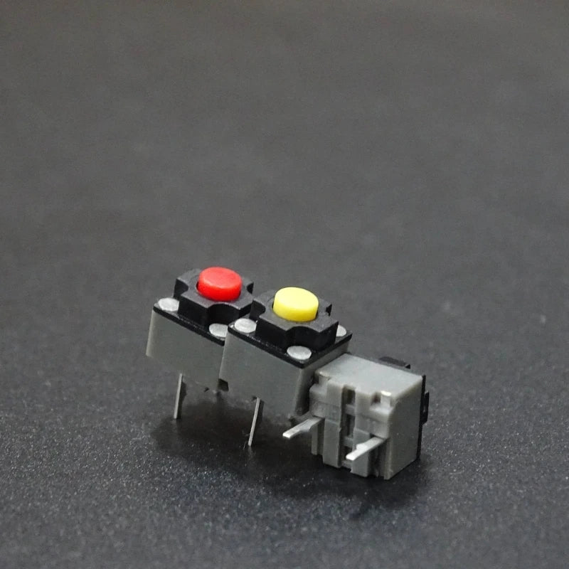 5PCS Kailh Mute Button 6x6x7.3mm Square Silent Switch Mouse Micro Switch Repair Parts Replace Rectangle Micro Switch