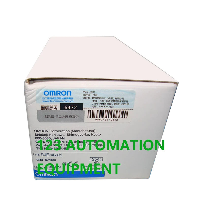 Authentic New Omron D4E-1A10N 1A20N 1C20N Small Sealed Limit Switch Plunger