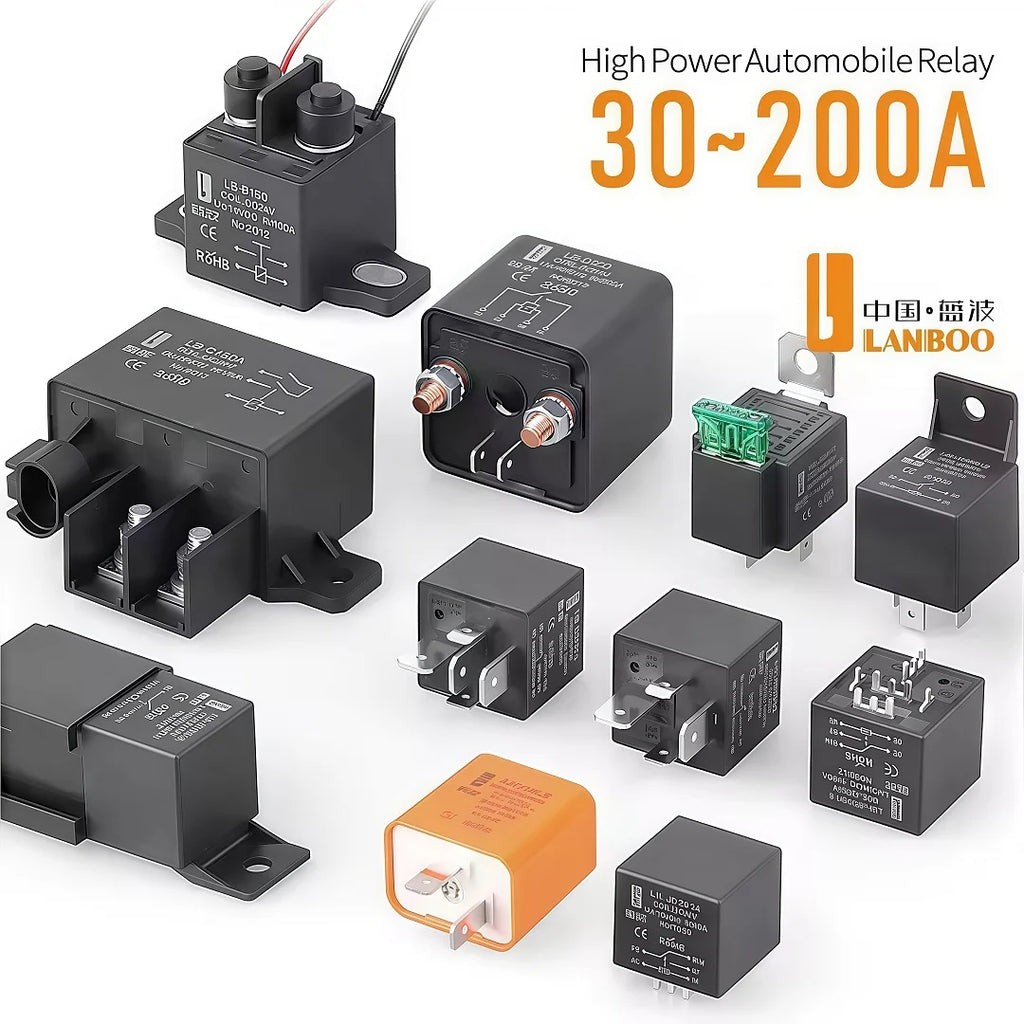 LANBOO New Product 12/24V 180A Automotive Starter, Relay, Heavy-duty High-power Automotive Relay