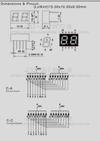 10pcs 0.28 Inch 10Pins 2281AY 2281BY 2 Digits Bits 7 Segment Yellow LED Digital Display Digitron Common Anode Cathode C-C C-A