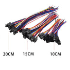 5Pair/10Pcs SM JST LED Connector Cable 2/3/4/5/6 Pin Plug Socket Male Female Wire Connector For RGB RGBW LED Strip Light Adapter
