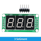 74HC595 Static Drive LED Display Module - 2/3/4-Digit 7-Segment Digital Tube with 74HC595 Shift Register (100% Genuine IC)Module