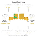 10 Pairs Amass XT90S XT90-S XT90 Connector Anti-Spark Male Female Connector for Battery, ESC and Charger Lead