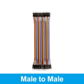 40PIN 20/10CM Dupont Cable Male to Male Female Jumper Wire for Arduino DIY Kit 3 Different Connections for Electronics Projects
