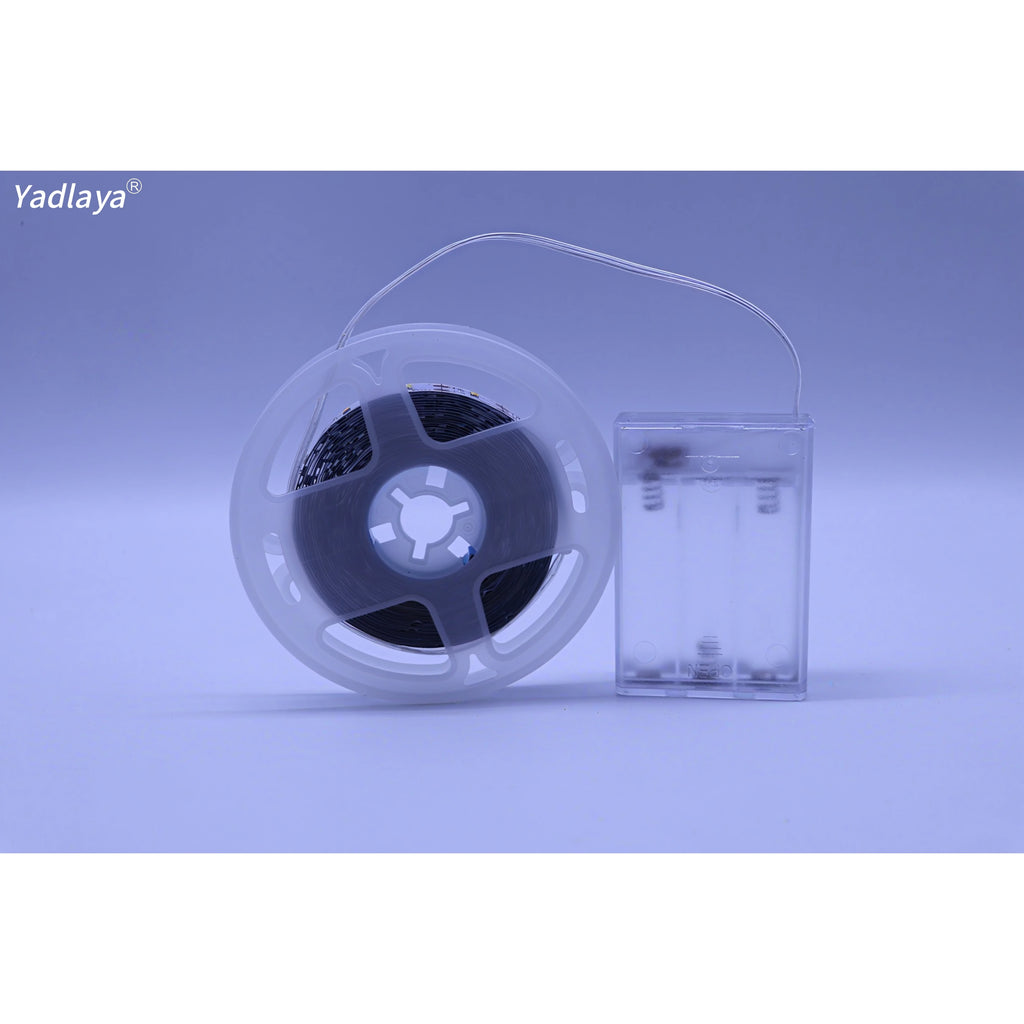 3AA Battery Power Led Strip Light 2835 1M 2M 3M 4M 5M Night Lamp Flexible Ribbon Tape White/Warm White/Blue Room TV Backlight