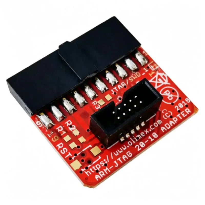 1Pcs/lot 100% New 1to2 J-LINK ARM-JTAG-20-10 Adapter Board 2.54mm PIN 0.1 1.27mm jlink