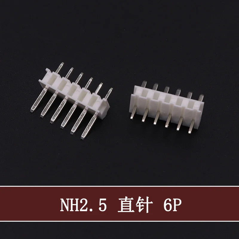 NH2.5mm Picth Connector Terminals H5P-SHF-AA H4P-SHF-AA H3P-SHF-AA H2P-SHF-AA JST 2P/3P/4P/5P/6P/8P/10P/12Pin 2.5mm Connector