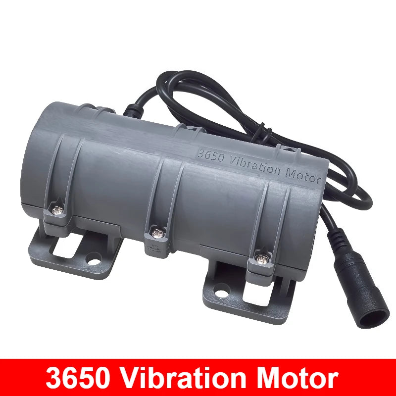 3650 Small Massage Table Vibration Motor 12V 24V Double Eccentric Brush DC Vibration Motor/Motor and Power Supply 3800rpm Alarm