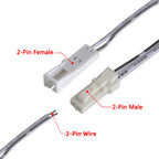 2m DuPont Connector Cable 2 Pin Port Male Female Connection Line Cabinets Wardrobe Power LED Strip Lights Extension Docking Wire