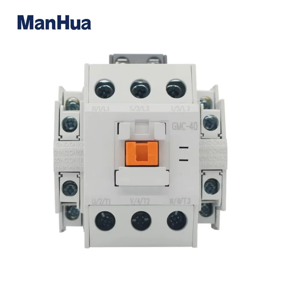 ManHua GMC-32 GMC-40 GMC-50 3 Phase   Control Power Signal Electrical Magnetic Contactor 220VAC