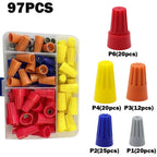 Quick Wire Connector Nut Insulated Wire Connectors Nuts Colorful Boxed Twist Caps Nuts Electrical Insulated Crimp Electrical