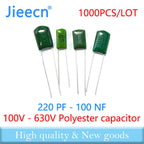 Polyester film capacitor 100V 250V 400V 630V 1000V 220 PF - 47 NF 330PF 470PF 560PF 680PF 820PF 1NF 2NF 10NF 27NF 33NF 39NF