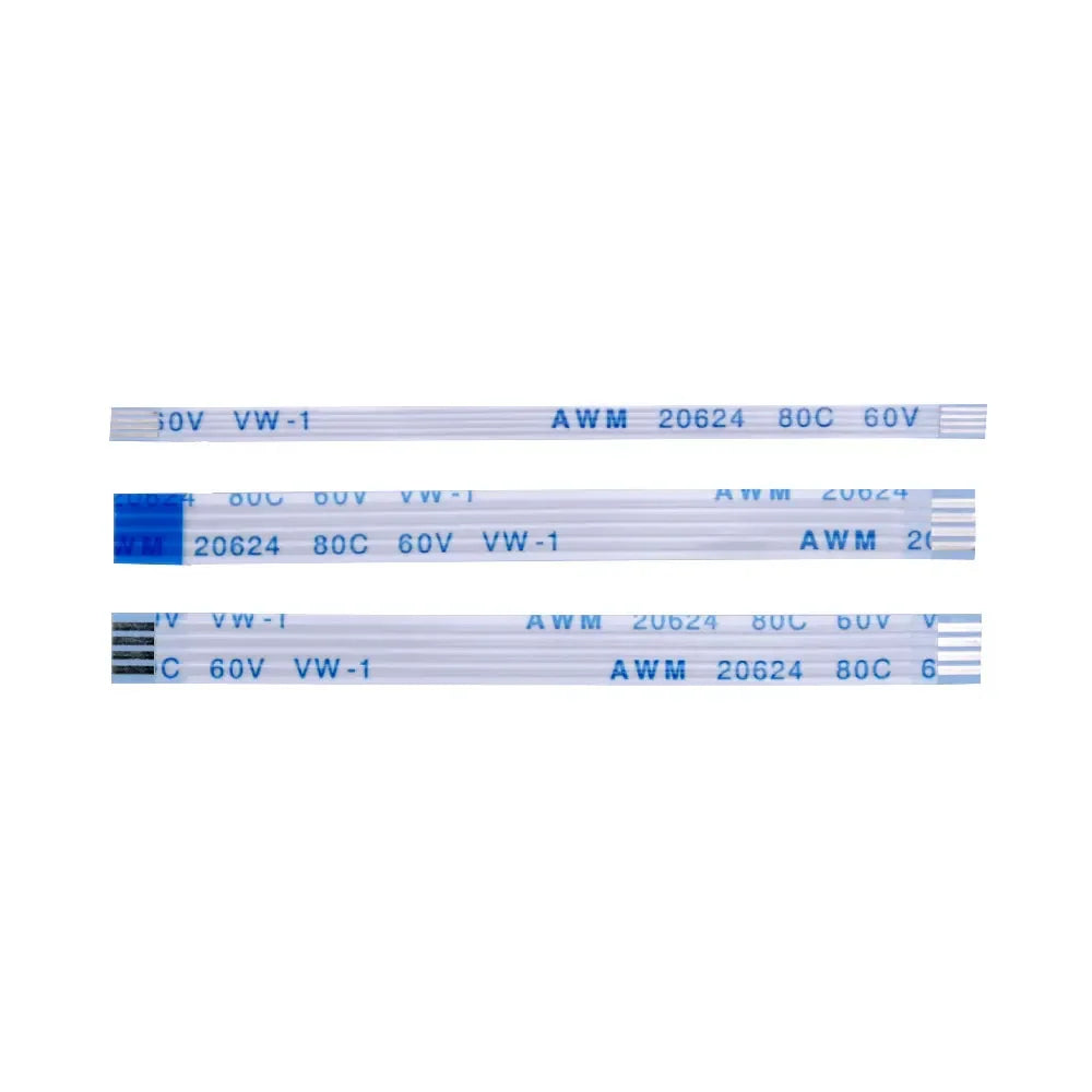 10PCS Flat Flexible Cable FFC FPC LCD Cable AWM 20624 80C 60V VW-1 Pitch 0.5 1.0MM 4P 6 8 10 12 14 16 18 20 24 26 30 32 34 40Pin