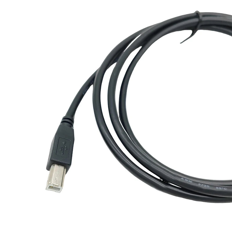 RS232 DB9 to USB Printer Port Data Transfer Cord DB9 to USB Type B Port Connector Cable 0.3-5m DB9 to USB Square Port Serial Wir