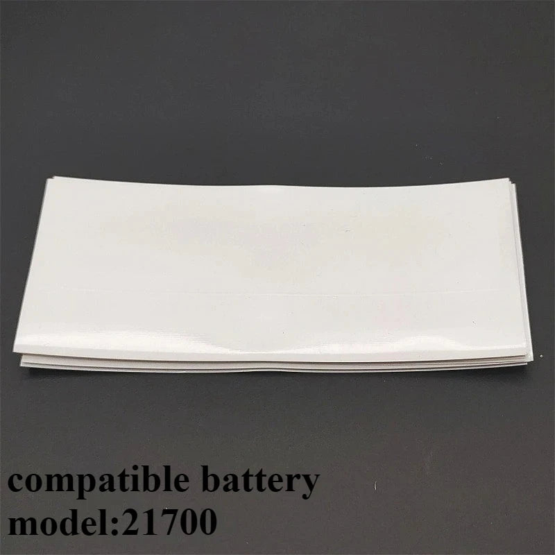 21700 Lithium Battery PVC Heat Shrinkable Film Battery Skin Heat Shrinkable Sleeve 10pcs/bag