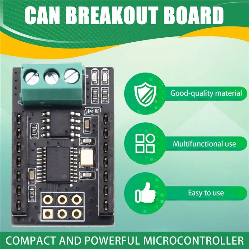 AED7-CAN Bus Breakout Board For Seeedstudio-XIAO And Qtpy On-Board MCP2515 SN65HVD230