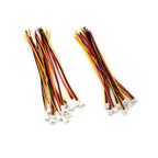 5/10Pairs Mini JST 1.25mm Connector Pitch 1.25mm Male Plug Female Jack Socket 2P/3/4/5/6 Pin Connectors with Wire Cable 10CM