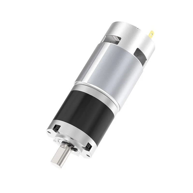 42GP-775 Motor DC Reduction Motor 12V 24V Large Torque Motor Planetary Reduction Planetary Gear Brush 10mm Shaft Diameter