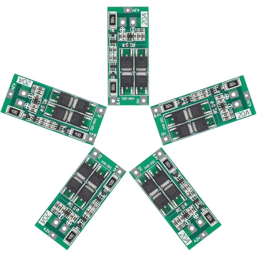 3S 20A BMS 18650 Li-ion Lithium Battery Charger Module BMS Protection Board PCB 11.1V 12V 12.6V Module Over-Discharge