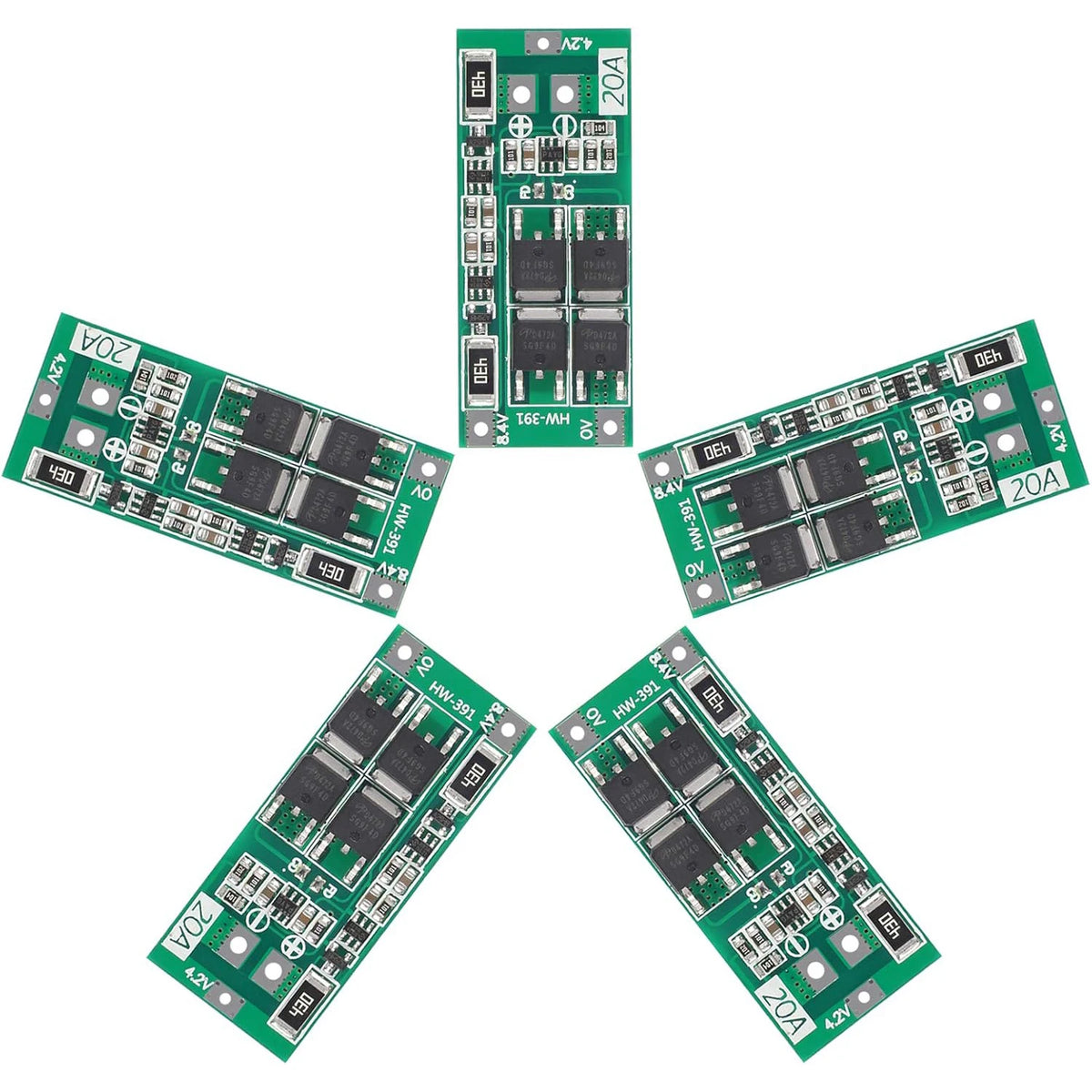 3S 20A BMS 18650 Li-ion Lithium Battery Charger Module BMS Protection Board PCB 11.1V 12V 12.6V Module Over-Discharge