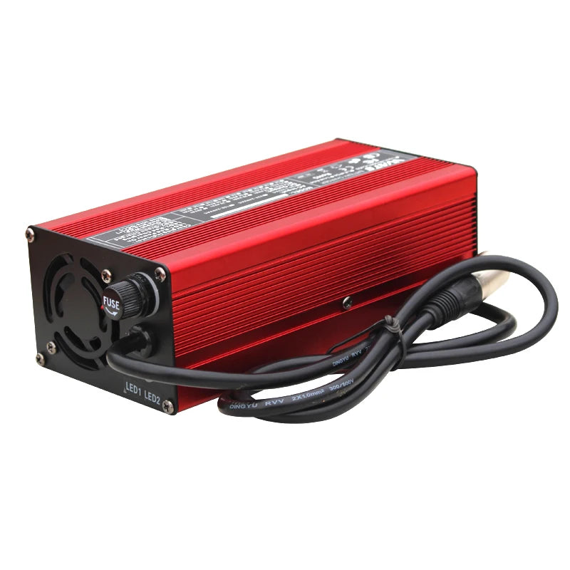 16.8V 20A Lithium Battery Charger For 14.8V 4S 80AH 100AH Li-Ion Lipo Battery Pack Aluminum Case With Fan