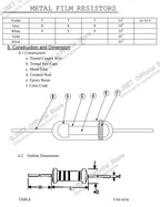 20pcs 2W Metal Film Resistors 1% 10 47 100 22 470 Ohm 1K 4.7K 10K 22k 47K 100k 200k 510k 470k 910k 1M Ohm 5 Color Ring Resistors
