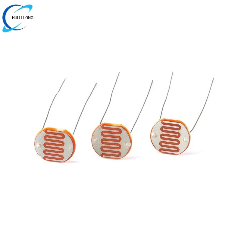 100 pcs 5516 Light Sensitive Resistor 5mm Photoresistor Photoelectric Switch Element Photo Detector Light Dependent LDR GL5516