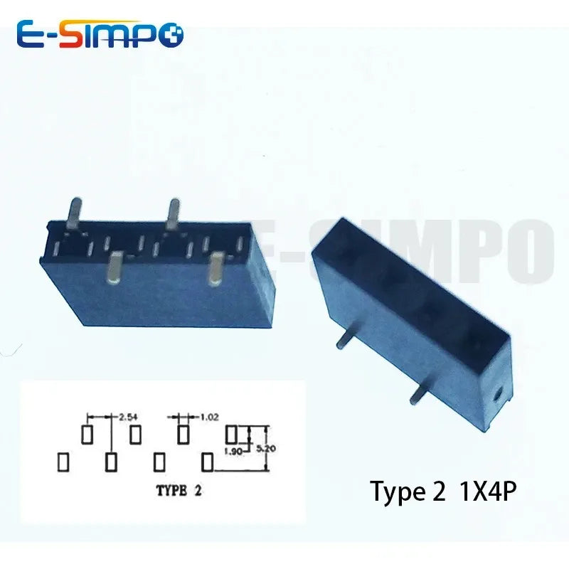 20PCS 2.54mm SMD Socket Stackable 1x2-10P 12P 14P 15P 16P 20P 24P 25P 30P 40P PH8.5 Single Row SMT Female Pin Header  Connector