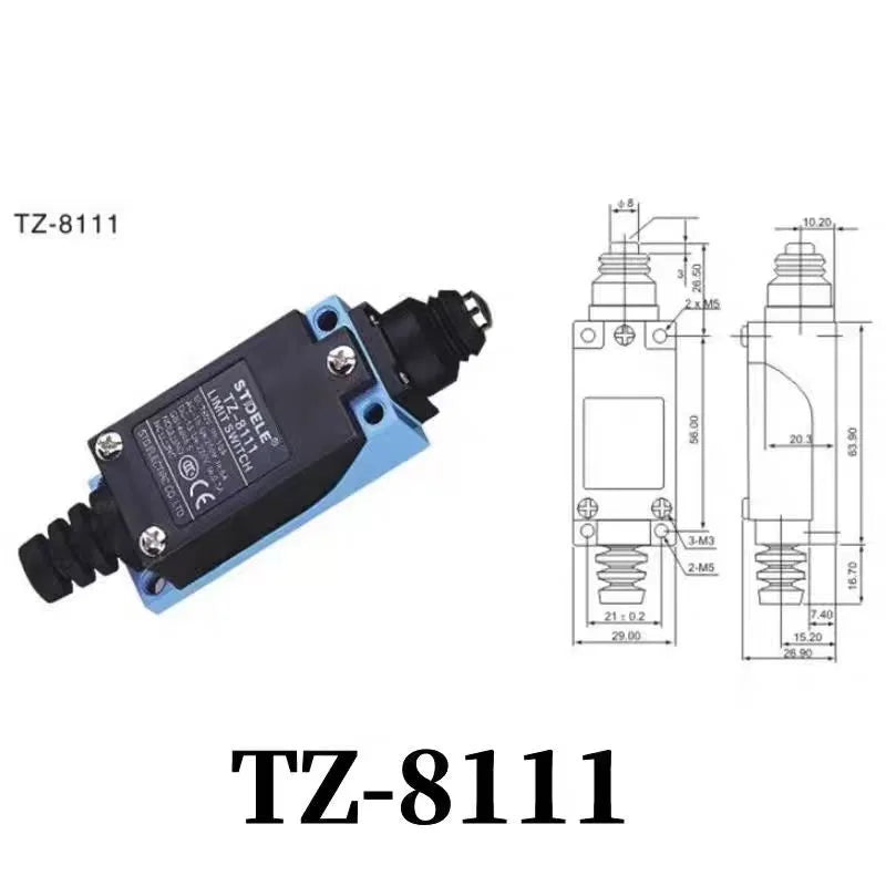 STDELE Limit Switch TZ - 8104.TZ-8107.TZ-8108.TZ-8111.TZ8112.TZ-8122. TZ-8166.TZ-8167.TZ-8168 Travel Switch Micro Switch