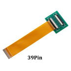 YUXI 1PCS 25 31 39 45 51 Pin 0.3mm Pitch Extension Board Connector Adapter with FFC FPC Flexible Flat Cable Length 60mm