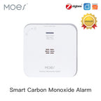 MOES ZigBee CO Detector Tuya Smart Carbon Monoxide Gas Alarm Sensor Wireless Household Leak Siren Smart Life App Phone Alerts