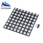 Matrix 8x8 64 DIY GyverLamp WS2812B LED Digital Flexible Individually Addressable Panel Pixel Light Display Board DC5V