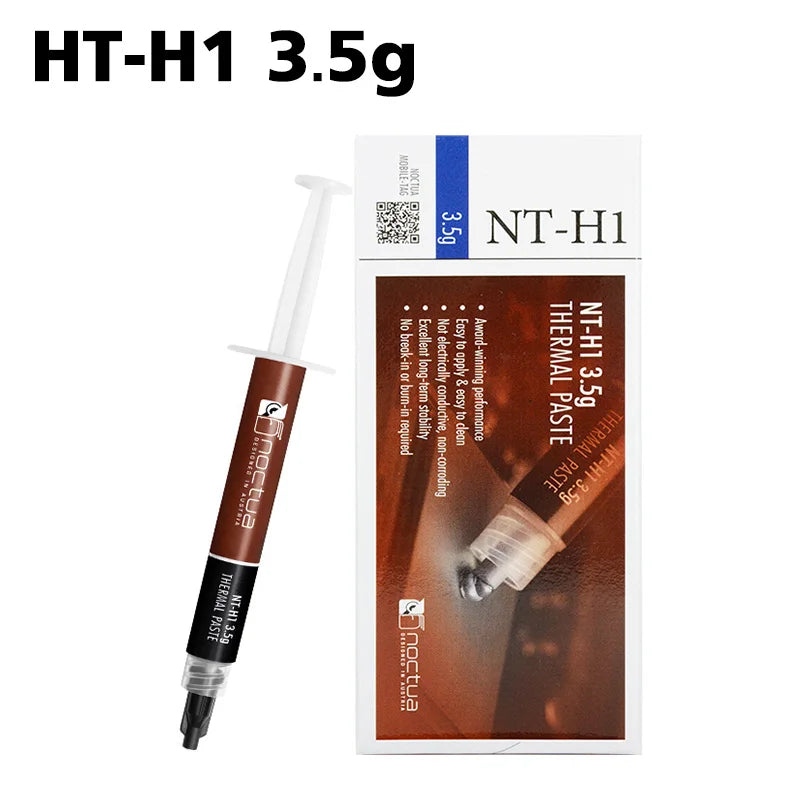 Noctua NT-H2 NT-H1 3.5g 10g Thermal Conductive grease paste For Notebook Graphics CPU Thermal Conductive Grease Chassis Radiator
