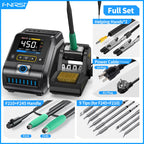 FNIRSI DWS-200 Soldering Station 200W C210 C245 Solder Iron Handle With Soldering Helping Hand Electronic Welding Rework Station