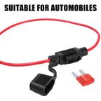 5/10pcs Car Mini Blade Fuse Holder Splash-proof Box 12V 30A with Fuses Blade Wire Cutoff Switch Socket Automotive Fuse Socket