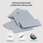 24W/MK GPU CPU Thermal Pad Heatsink Cooling Conductive Silicone Pad 80x40/100x100mm High Quality Thermal Pad thermal insulation