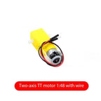 TT Motor 130 Motor Smart Car Gear Motor Robot Gear Motor Smart Car Double Shaft Yellow