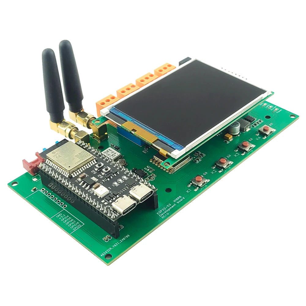 ESP32 S3 Development Board Kit with 3.2 Inch Display N16R8 BT Wifi Module Wireless LoRa SX1276 GPS Location ATGM336H 4 Relay