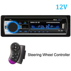 Car Radio 1 Din MP3 Player FM Audio Music USB SD Digital Bluetooth with In Dash Slot AUX Input